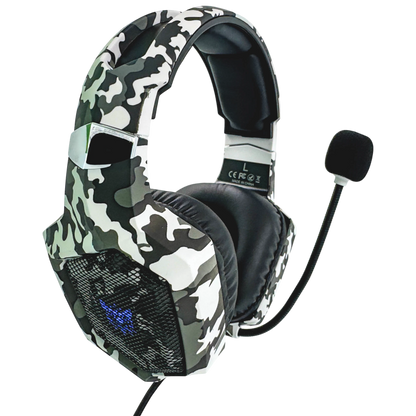 Diadema Gamer  ONIKUMA K8 BLANCA CAMUFLADA