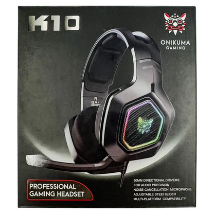Diadema Gamer  ONIKUMA K10 NEGRA