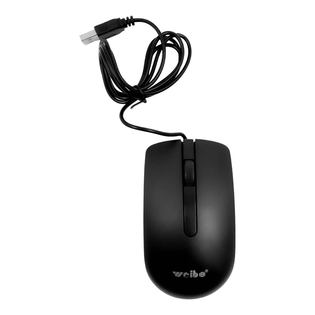 MOUSE ÓPTICO USB CON CABLE | WEIBO M-30