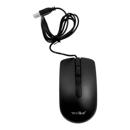 MOUSE ÓPTICO USB CON CABLE | WEIBO M-30