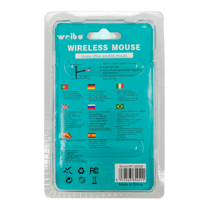 MOUSE INALÁMBRICO WEIBO RF-2835B