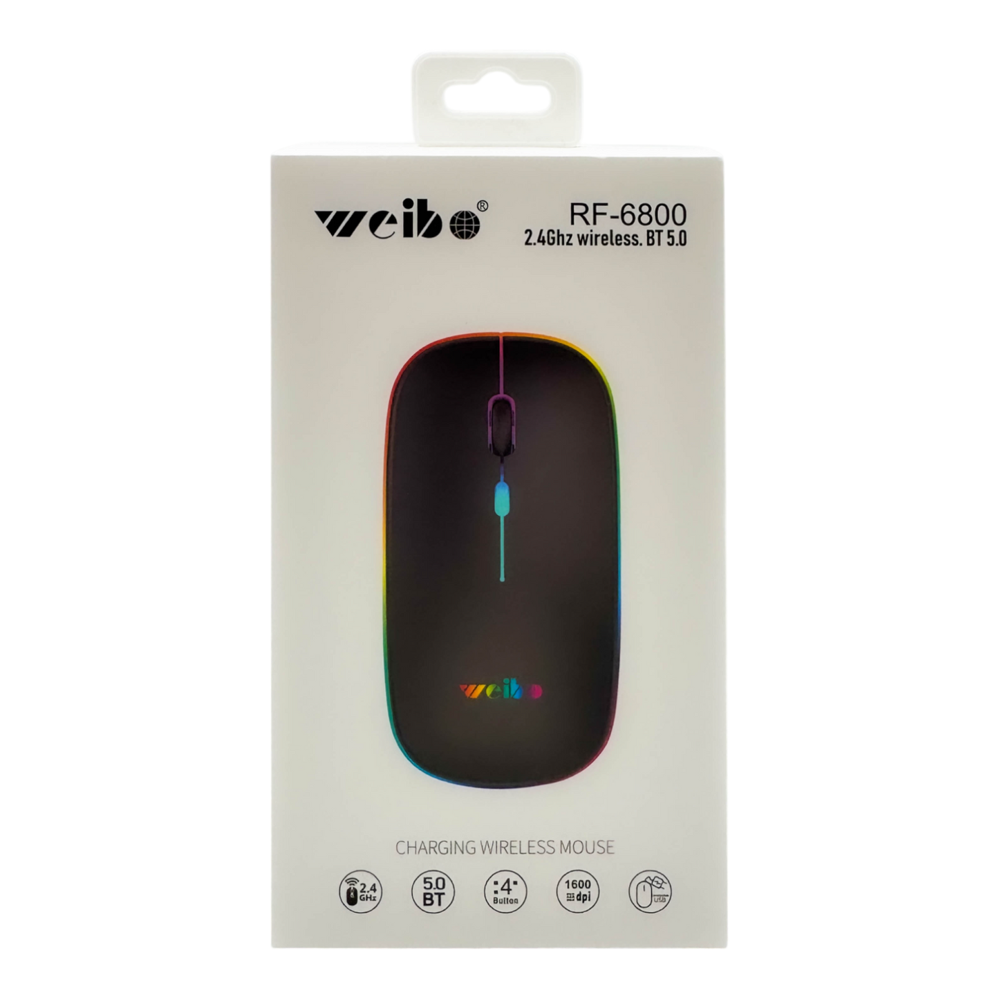 MOUSE INALÁMBRICO | WEIBO RF-6800