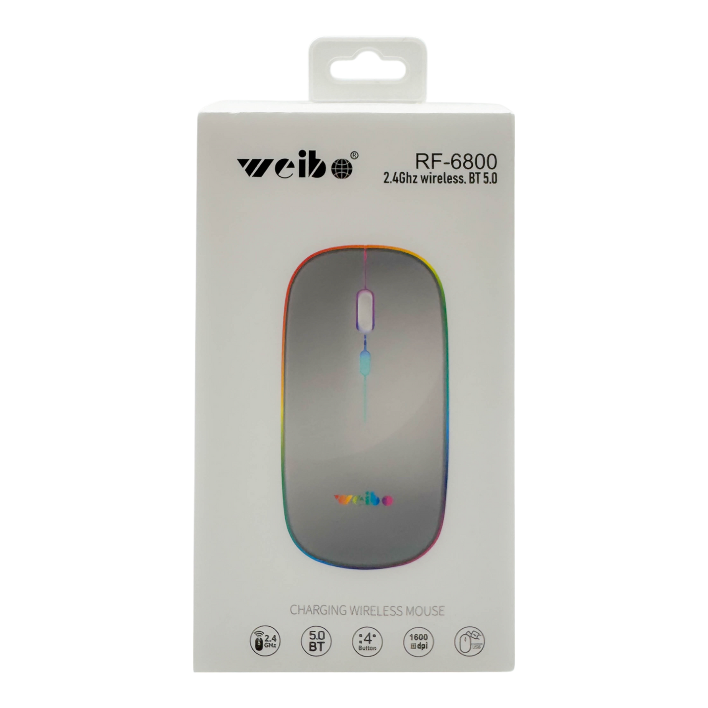 MOUSE INALÁMBRICO | WEIBO RF-6800