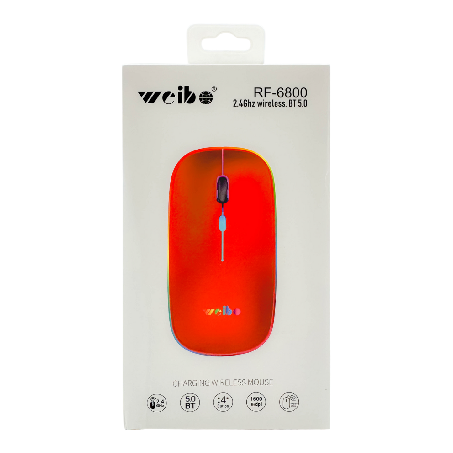 MOUSE INALÁMBRICO | WEIBO RF-6800