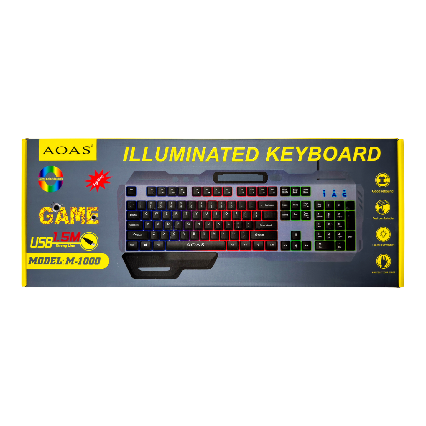 TECLADO DE MEMBRANA | AOAS M-1000