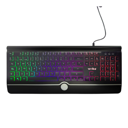 TECLADO GAMER RGB | WEIBO 580