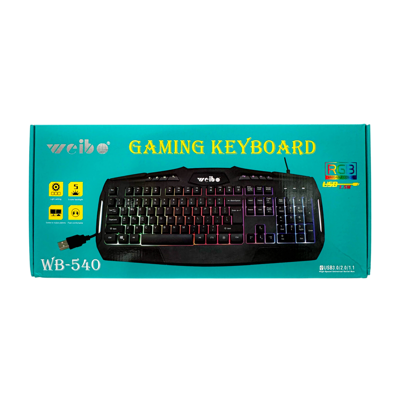 TECLADO GAMER | WEIBO 540