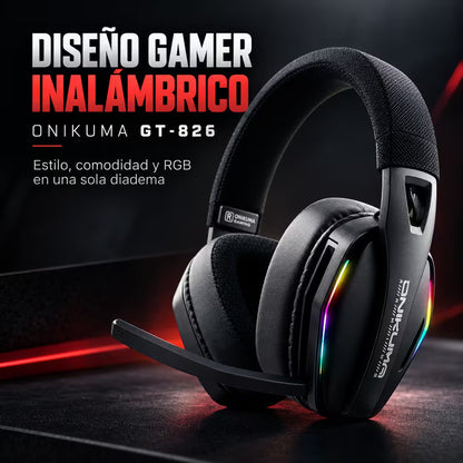 Diadema Gamer Inalámbrica ONIKUMA GT826