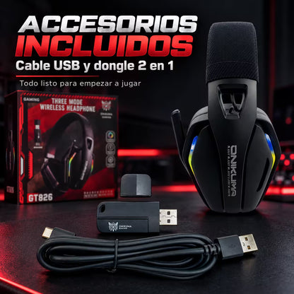 Diadema Gamer Inalámbrica ONIKUMA GT826