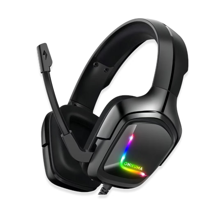 Diadema Gamer ONIKUMA K20 RGB - Audio Precisión 40mm Cancelación Ruido