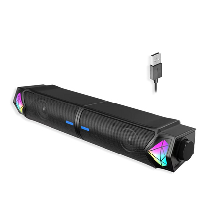 Parlantes ONIKUMA L1 RGB Modulares 2en1 – 10W RMS | Bluetooth 5.3 | Barra o Estéreo