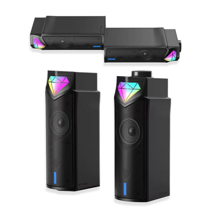 Parlantes ONIKUMA L1 RGB Modulares 2en1 – 10W RMS | Bluetooth 5.3 | Barra o Estéreo