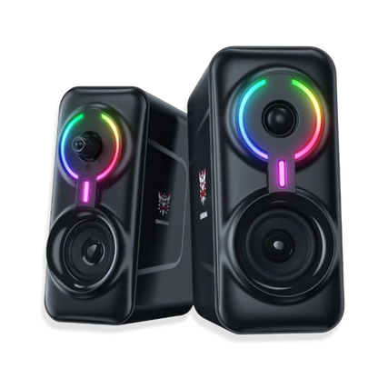 Parlantes Gamer ONIKUMA L6 RGB Bluetooth 10W – 6 Modos RGB | AUX 3.5mm | Control Volumen | Alimentación USB