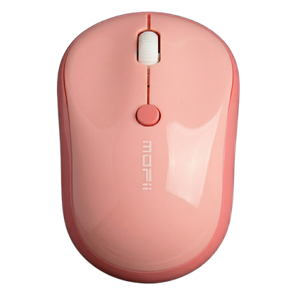 Mouse Inalámbrico Silencioso MOFII M5 MD Rosado - Dual Mode Bluetooth 2.4G DPI 1600