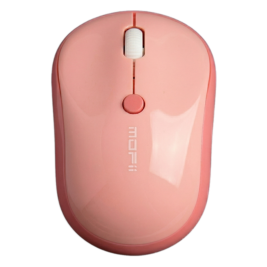 Mouse Inalámbrico Silencioso MOFII M5 MD Rosado - Dual Mode Bluetooth 2.4G DPI 1600