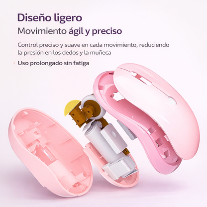 Mouse Inalámbrico Silencioso MOFII M5 MD Rosado - Dual Mode Bluetooth 2.4G DPI 1600