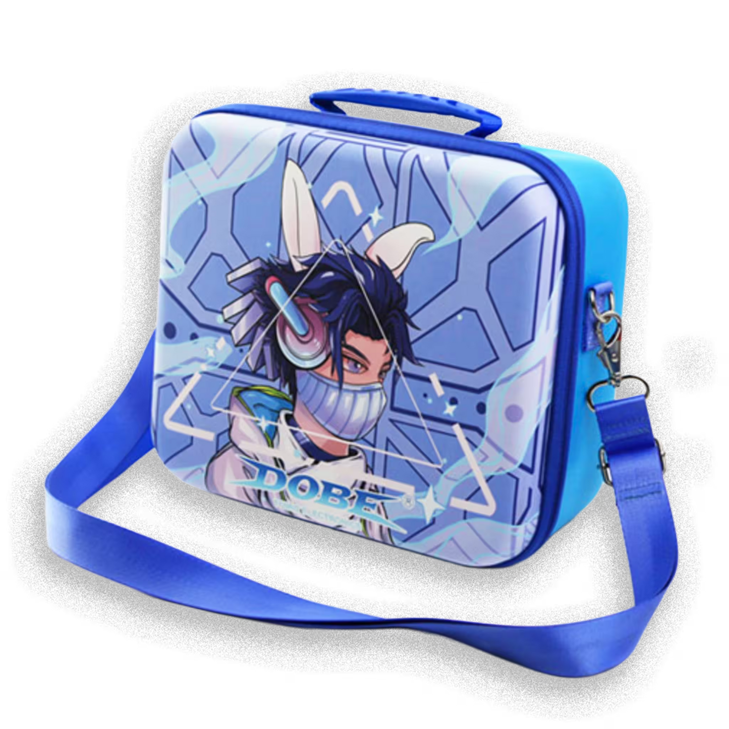 MALETA VIAJERA NINTENDO SWITCH 1 - OLED |  (Cyperpunk Azul)