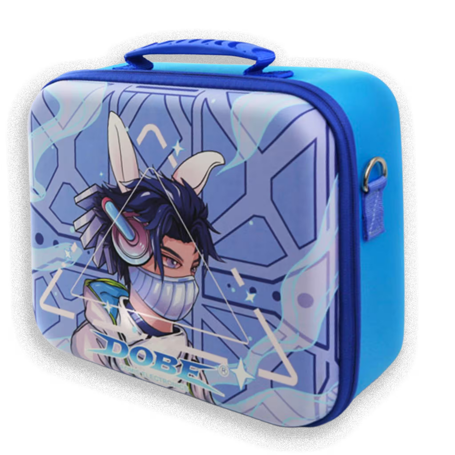 MALETA VIAJERA NINTENDO SWITCH 1 - OLED |  (Cyperpunk Azul)