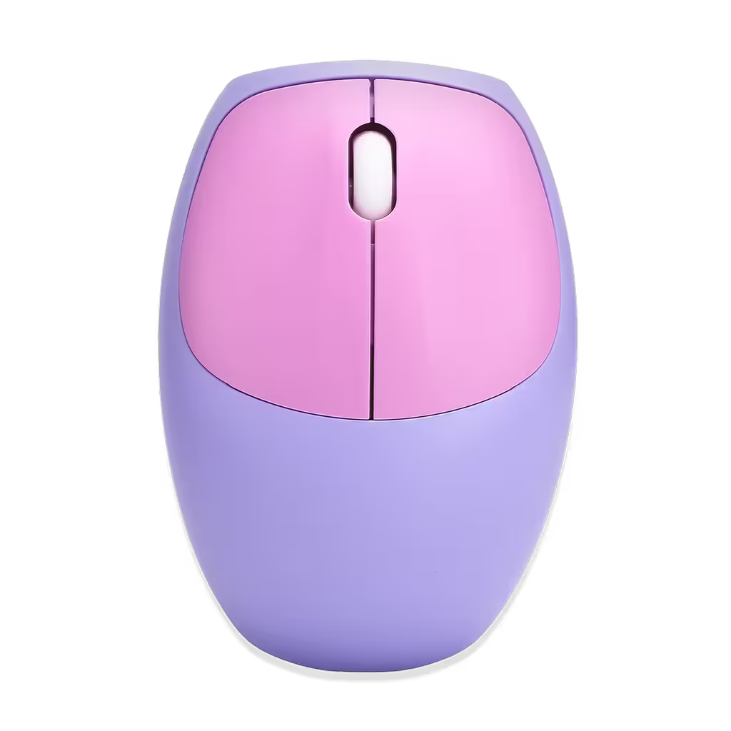 Combo Teclado y Mouse Inalámbrico MOFII 0060 — Morado | Membrana Ergónomico | 1200 DPI 10m | 2.4G