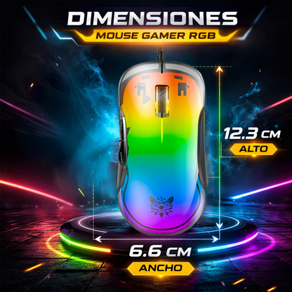 Mouse Gamer ONIKUMA CW925 - vista 6 mouse gamer