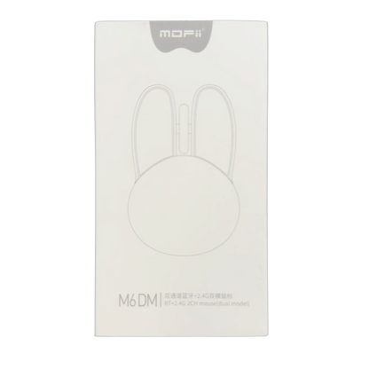 MOUSE INALAMBRICO SILENCIOSO MOFII | M6DM PLATEADO