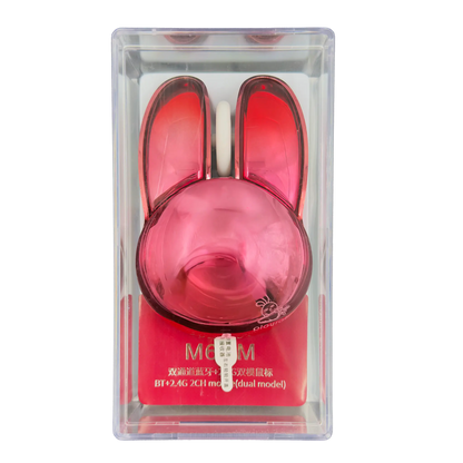 MOUSE INALAMBRICO SILENCIOSO MOFII | M6DM ROSADO ELECTROPLATA