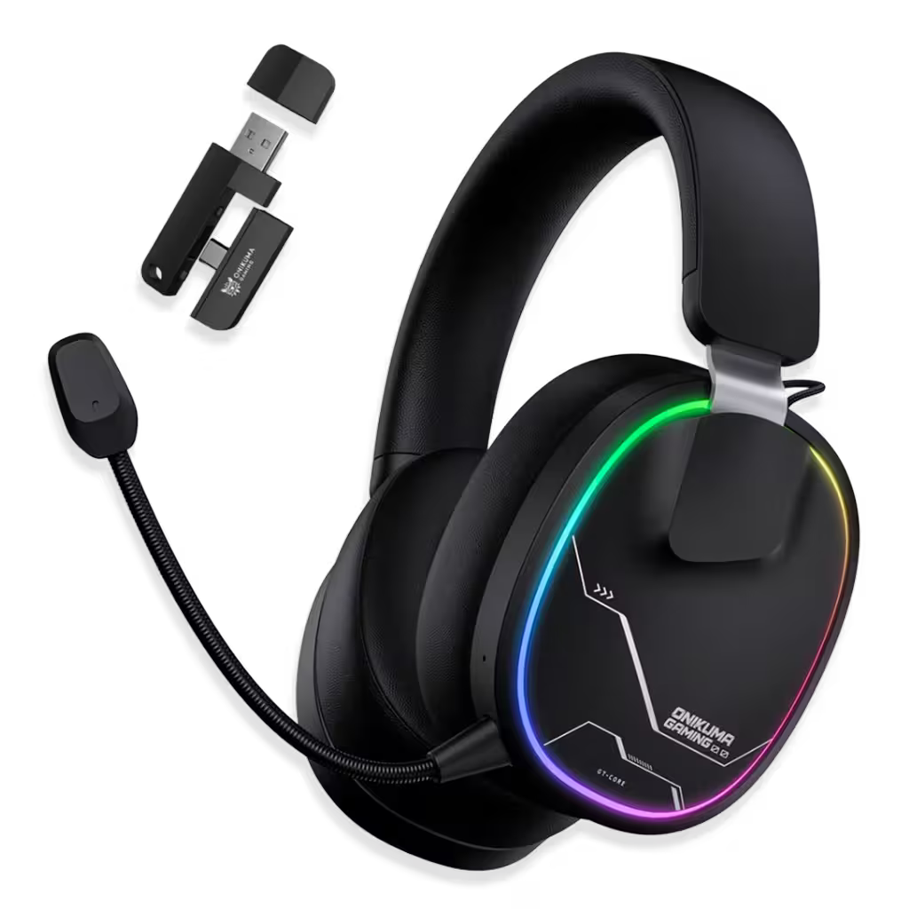 Audífonos Gamer Inalámbricos Onikuma GT836 - Negra