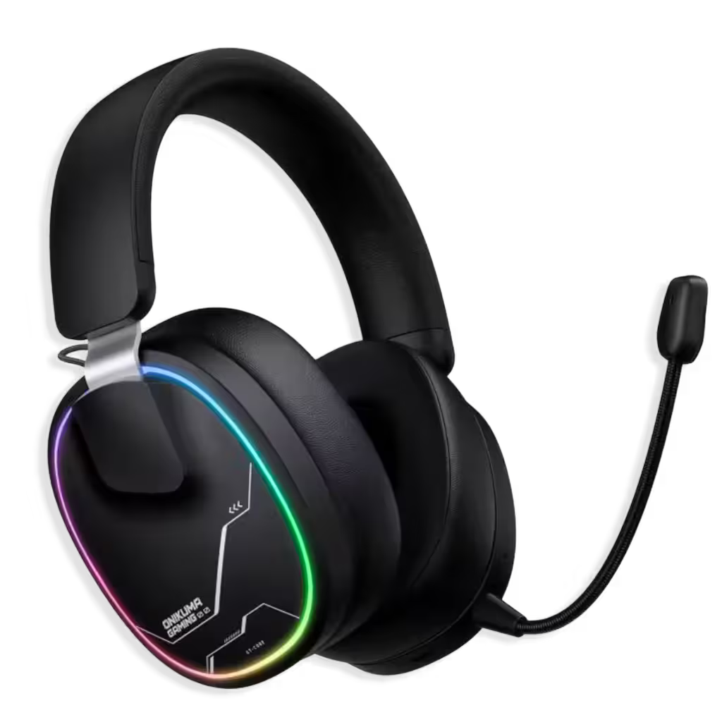 Audífonos Gamer Inalámbricos Onikuma GT836 - Negra - vista 8 diadema gamer audífonos