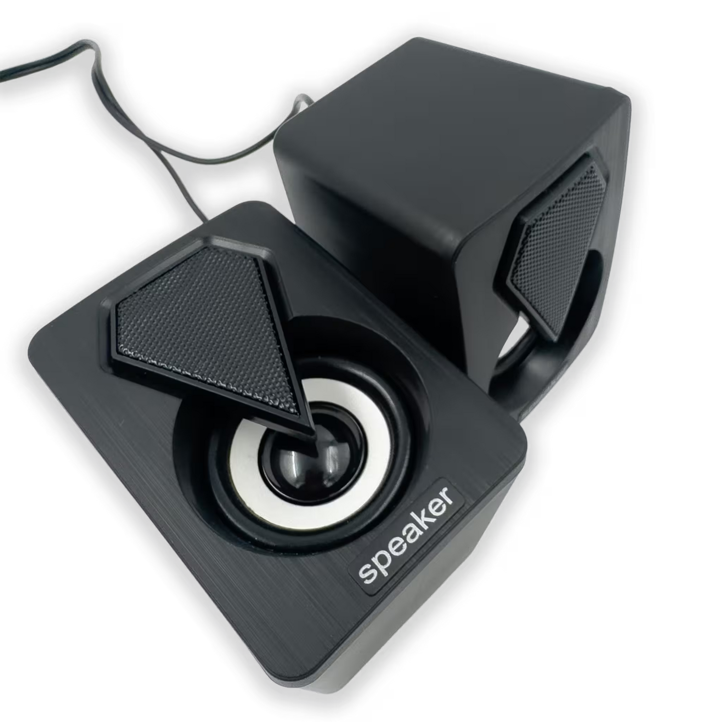 Parlantes RGB JEQANG JS-702 – Cubo Compacto | Sonido 3D Envolvente | USB 5V