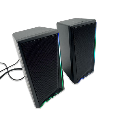 Parlantes RGB JEQANG JS-706 – Sonido Envolvente 360° | 7 LEDs | USB 5V