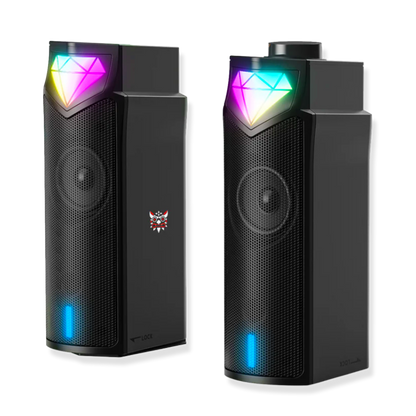 Parlantes ONIKUMA L1 RGB Modulares 2en1 – 10W RMS | Bluetooth 5.3 | Barra o Estéreo