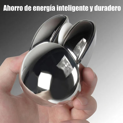 Mouse Inalámbrico Mofii M6 DM - Plateado Rabbit Ear | Triple Conexión Bluetooth 2.4G Silencioso
