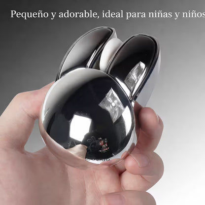 Mouse Inalámbrico Mofii M6 DM - Plateado Rabbit Ear | Triple Conexión Bluetooth 2.4G Silencioso