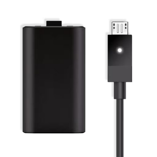 Kit Carga y Juega Genérico Control Xbox One — 1ª, 2ª y 3ª Generación | Batería Recargable + Cable