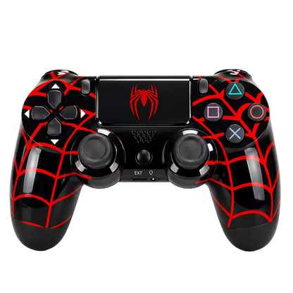 Control Genérico Compatible PS4 — Edición SpiderMan | Bluetooth Vibración Dual Panel Táctil