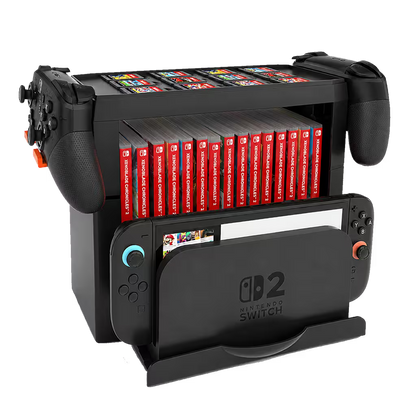 Base Vertical Organizadora DOBE para Nintendo Switch, OLED y 2 — Modelo TNS-19051
