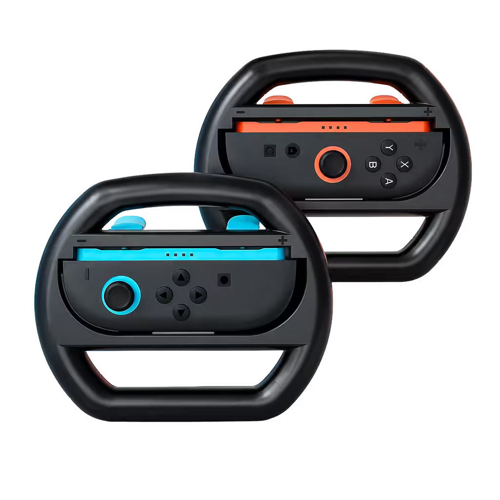 Volante para Joy-Con Nintendo Switch 2 - Pack x2 L+R Simulador Conducción Carreras