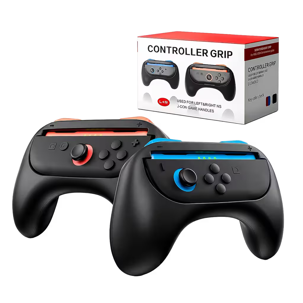 Grip Ergonómico para Joy-Con Nintendo Switch 2 – Par L+R Controller Grip