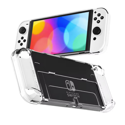Funda Acrílica Transparente Nintendo Switch OLED – Crystal Case Dock Friendly