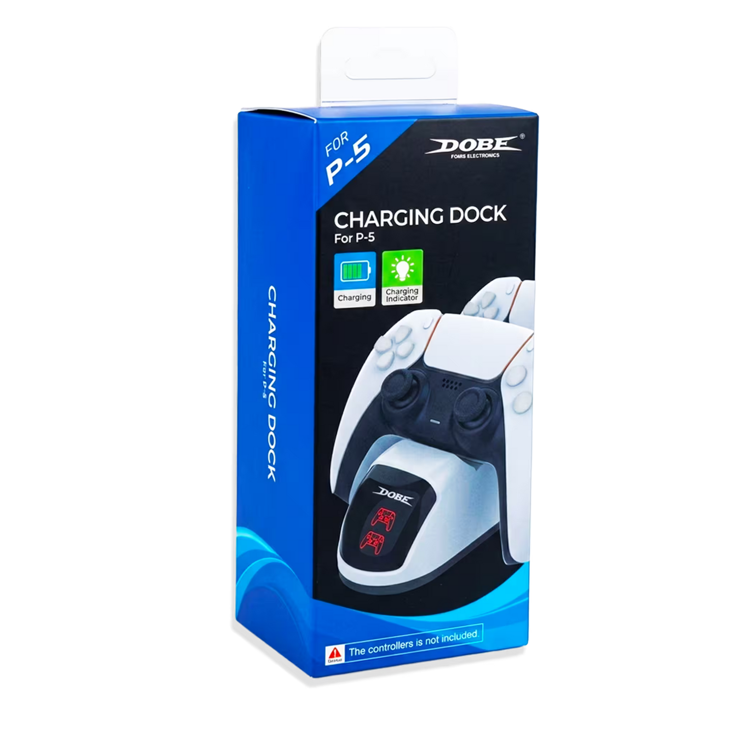 Base de Carga Rápida DOBE PS5 - Cargador Dual Controles DualSense PlayStation 5