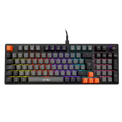 Teclado Mecánico Weibo WB-666 Gris