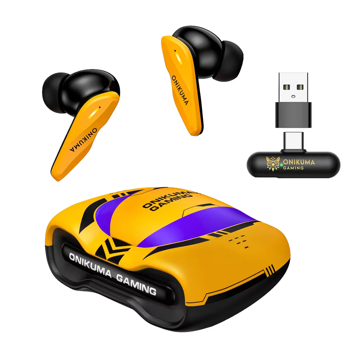 Audífonos Gamer ONIKUMA TX616 Bluetooth 5.4 + 2.4GHz con ENC y Estuche de Carga