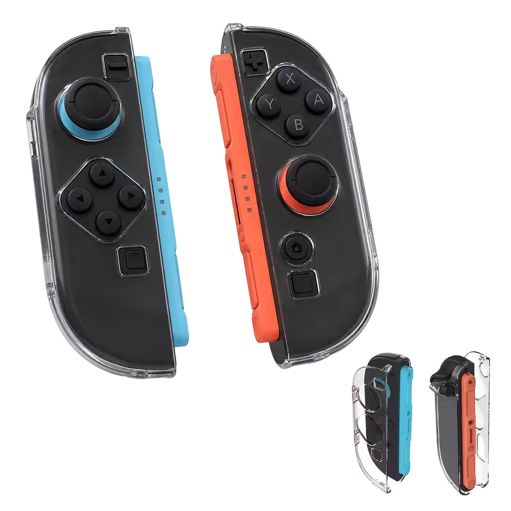 Cubiertas Protectoras Acrílico para Joy-Con Nintendo Switch 2 | Transparente Anti-Rayaduras