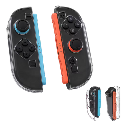 Cubiertas Protectoras Acrílico para Joy-Con Nintendo Switch 2 | Transparente Anti-Rayaduras