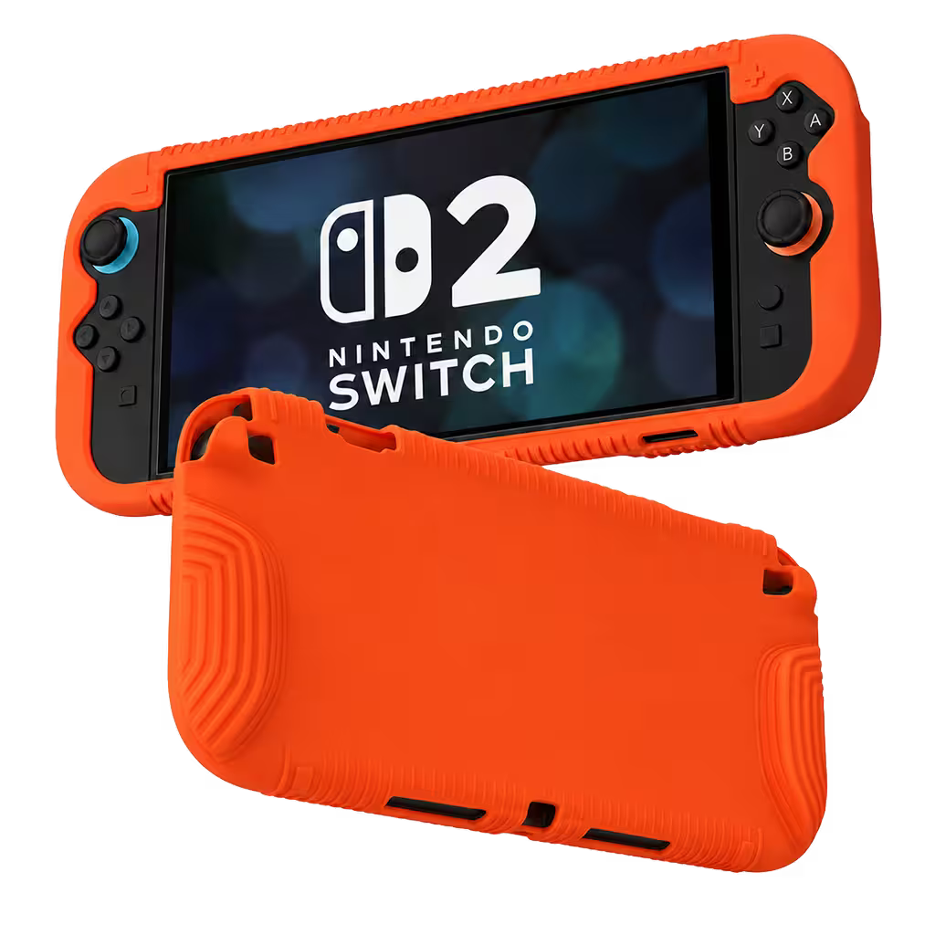 Funda de Silicona Nintendo Switch 2 | Alta Densidad Color Rojo