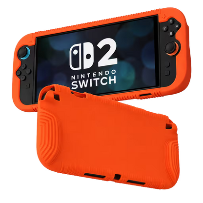 Funda de Silicona Nintendo Switch 2 | Alta Densidad Color Rojo