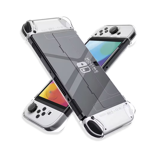 Funda Acrílica Transparente Nintendo Switch OLED – Crystal Case Dock Friendly