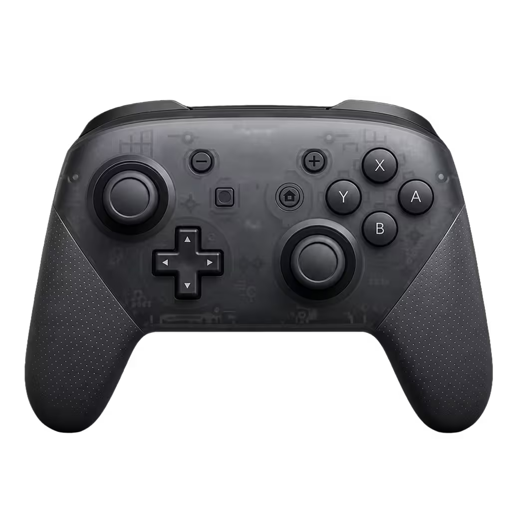 Control Pro Genérico Nintendo Switch - Negro | Bluetooth Vibración Dual Giroscopio | 8H Batería