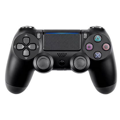 Control Genérico Compatible PS4 Negro – Bluetooth | Vibración Dual | Touchpad | Altavoz | Recargable