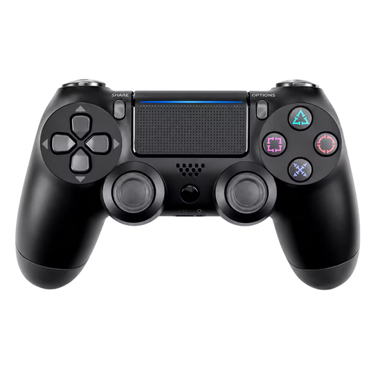 Control Genérico Compatible PS4 Negro – Bluetooth | Vibración Dual | Touchpad | Altavoz | Recargable